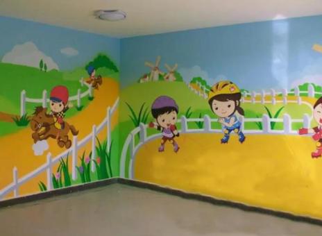 岚皋幼儿园墙体彩绘制作流程及注意事项