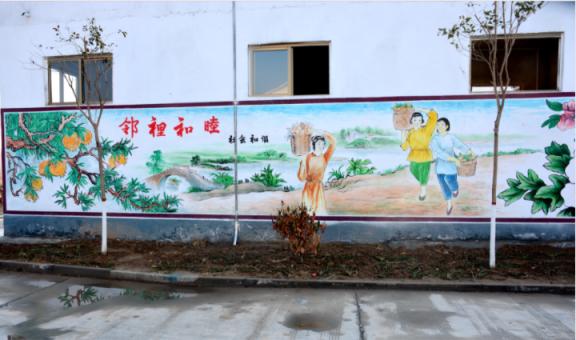 岚皋乡镇文化墙 乡风文明焕发新活力